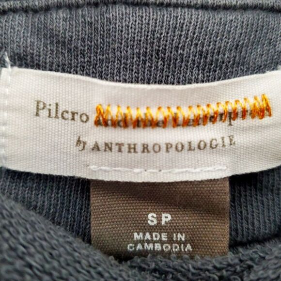 Pilcro by Anthropology gray cowl neck sweatshirt size small - Picture 5 of 10